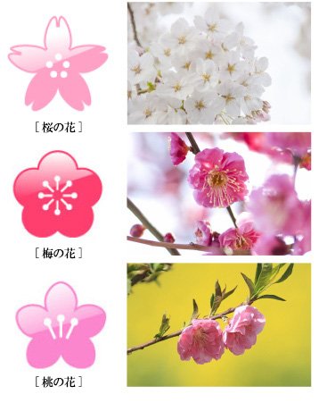 もう混乱しない 梅 桃 桜 の違いが解る 見分け方 これはわかりやすい 4枚 Corobuzz