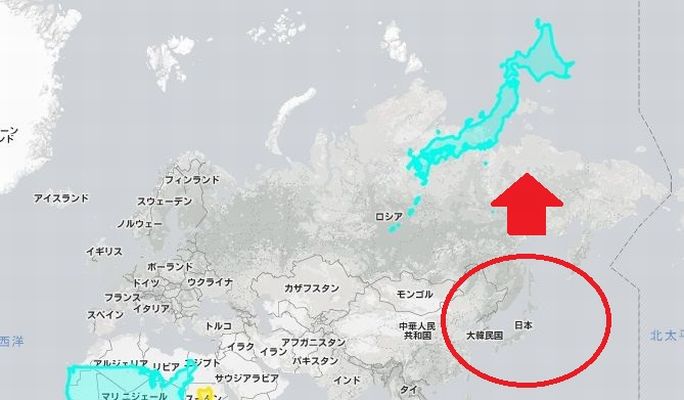 日本って意外と大きい 世界地図とは違う 国の本当の大きさ が衝撃 Corobuzz