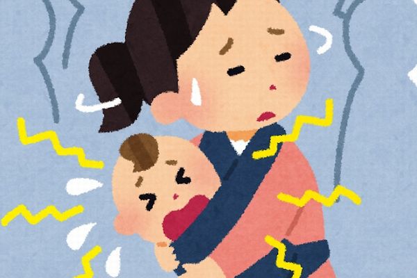 「赤ちゃん ギャン泣き　電車」の画像検索結果