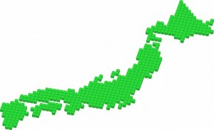 ドット日本地図