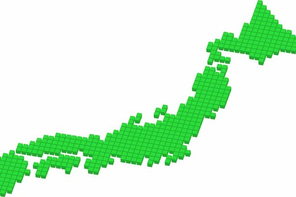 ドット日本地図