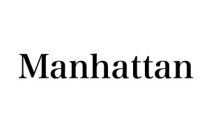 逆に間違えている気がする、Manhattanのスペルがあまりにも（笑）