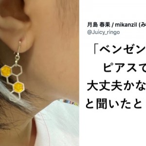 結婚式に付けて行く良い感じのピアスがなかったので、理系の友人に聞いたら気の利いたコメントが返ってきた