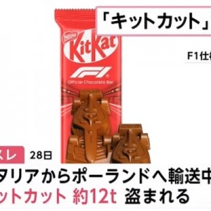 山ほど盗まれたキットカットのヨーロピアンジョークをかます余裕