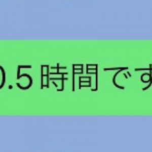 「0.5時間」→これが30分なのはわかる、でもこれはハッキリしろボケ